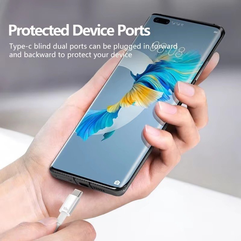 Câble USB vers Type C 10A, 120W, charge ultra rapide, pour Android, transfert de données à grande vitesse, pour Xiaomi Redmi, 2M, 1/2/3 pièces