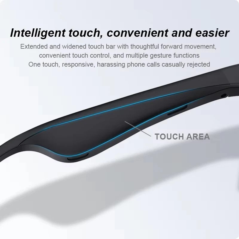 Lunettes Intelligentes Lenovo 8K HD AI avec Traduction IA, Appels Mains Libres, Enregistrement de Chat IA, Lecture Musicale – Nouveauté 2026 pour Hommes